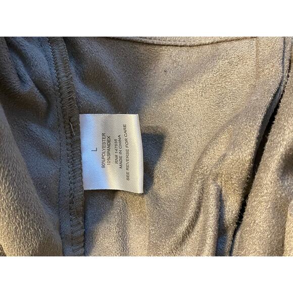 Romeo + Juliet Couture Open Front Taupe Jacket Large - Picture 4 of 6